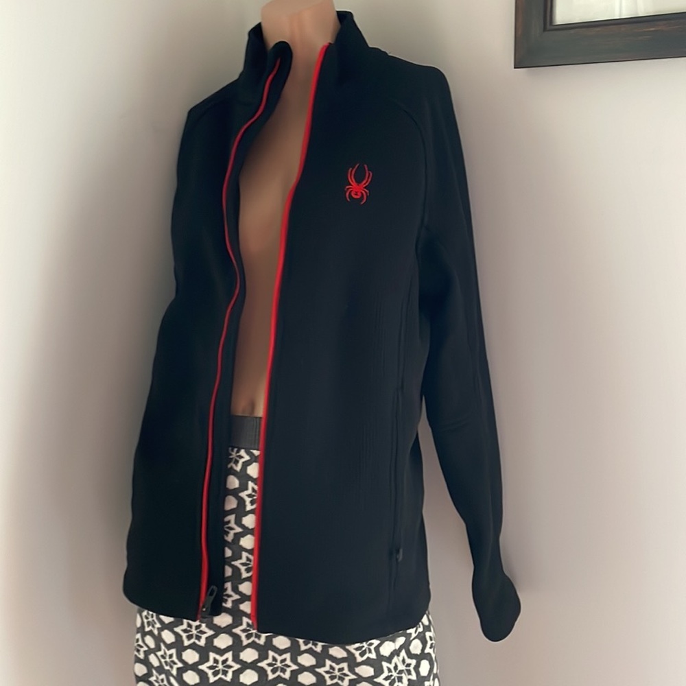 🕷️ NWT Spyder zip fleece inside cozy sweater cardi men’s M ladi…